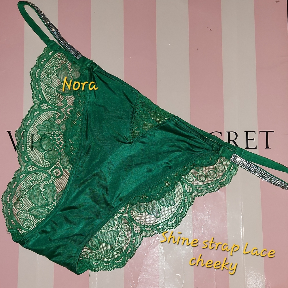 Victoria secret Shine strap Panties set size Large NWT - Picture 6 of 16